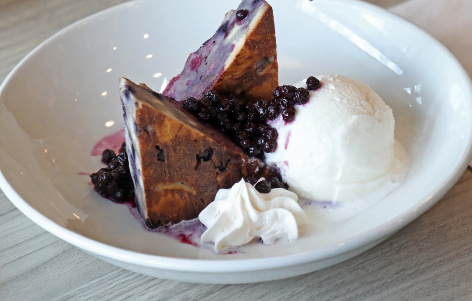 Blueberry Bread Pudding